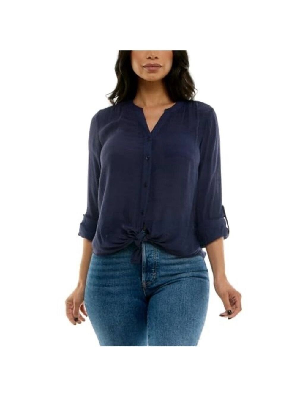 🔵Women's Zac & Rachel Blue Blouse Size S